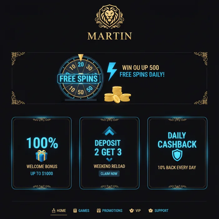 Martin Casino Bonus